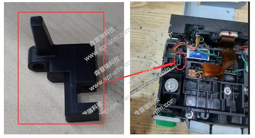 V2C读卡器压针板驱动塑料件