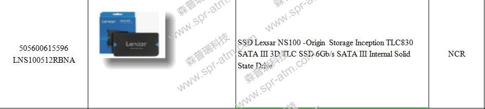 NCR SATA III 3D TLC SSD 6Gb/s Internal SSD TLC830