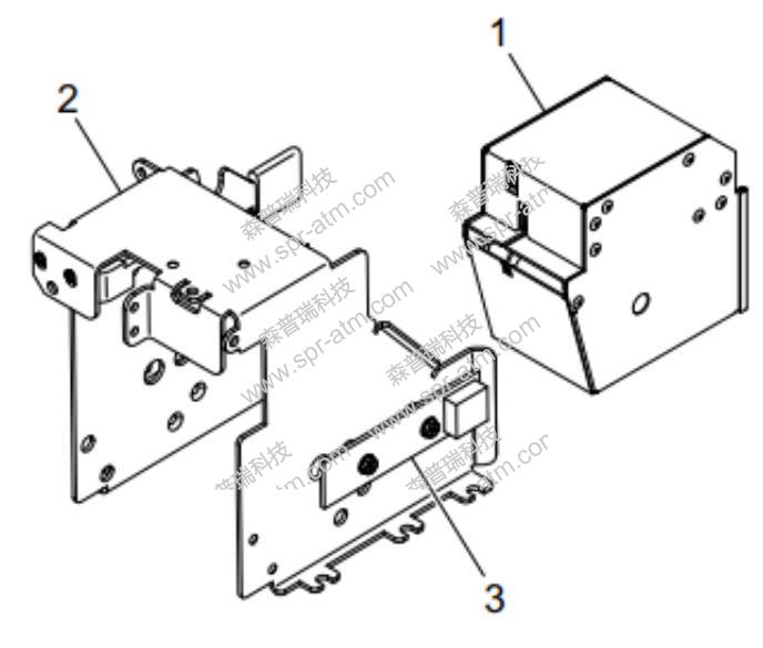 NCR 6623 6684 LATCHFAST CARD CAPTURE BIN ASSEMBLY