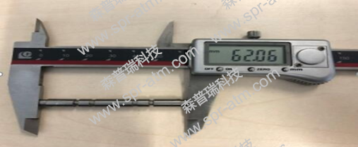 6040W双卷暂存入钞口上部金属传动轴（短）（长62mm 直径6mm）-ATM配件