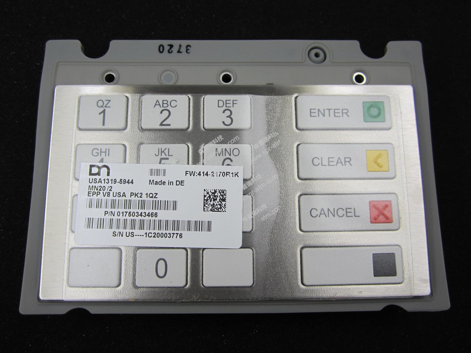 EPP V8键盘 USA PK2 1QZ 01750343466