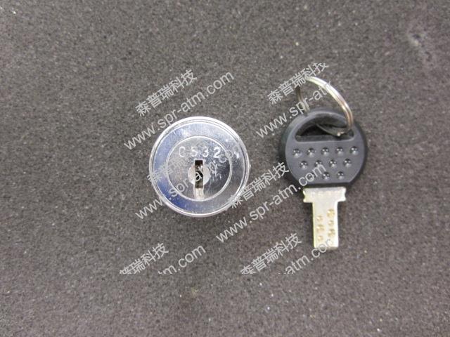 怡化6040W循环钞箱锁C632（一把钥匙）